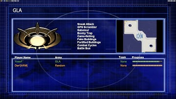 1v1 CXN With - Dan^ARM - C&C Generals Zero Hour