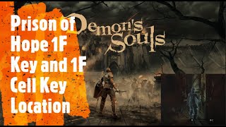 Demon's Souls Remake [Prison of Hope 1F Key and 1F Cell Key Location]