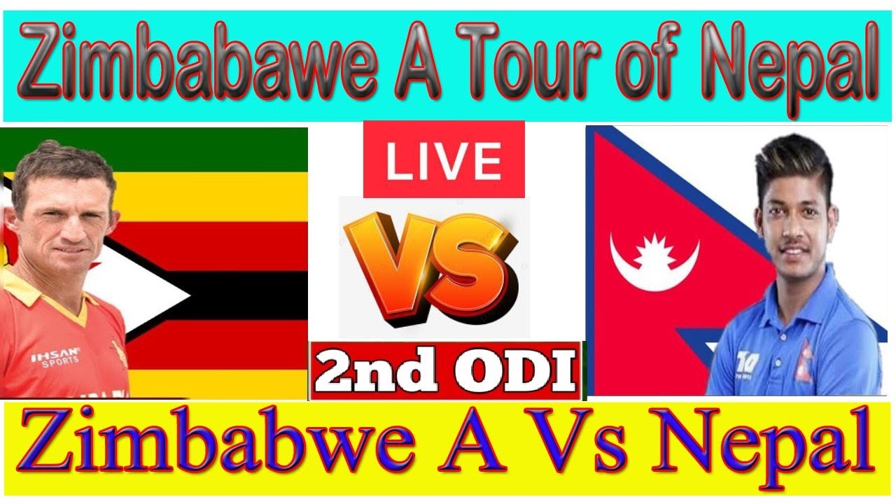 Live: Zimbabwe A Vs Nepal | 2nd ODI | ZIM A Vs NEP | Zimbabwe A tour of Nepal | Score & Commentary