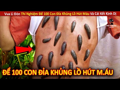 Vua Lì Đòn Thí Nghiệm Để 100 Con Đỉa Khủng Lồ Hút M.áu Và Cái Kết Kinh Dị 