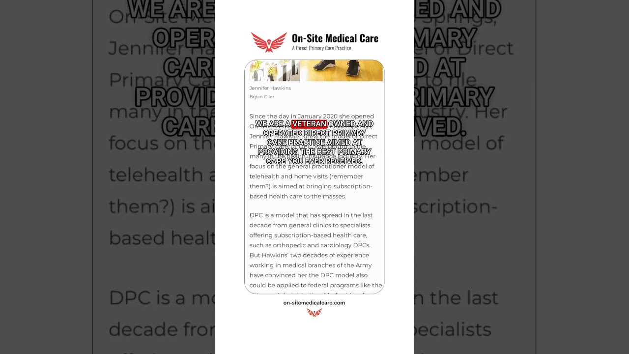 Team On-Site Medical Care Featured in Colorado Springs Business Journal - Meet Dr. Jennifer Hawkins