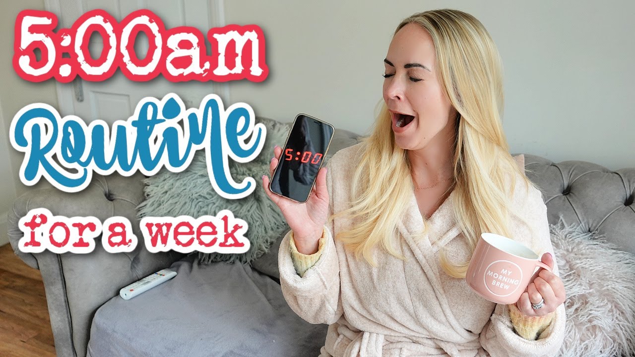 I WOKE UP AT 5AM FOR A WEEK | 5AM MORNING ROUTINE | Emily Norris - YouTube