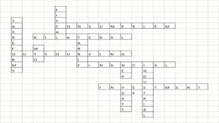 CROSSWORD PUZZLE | CLASS 12 | CHAPTER-3 | LIBERALISATION,PRIVATISATION, GLOBALISATION | ECONOMICS