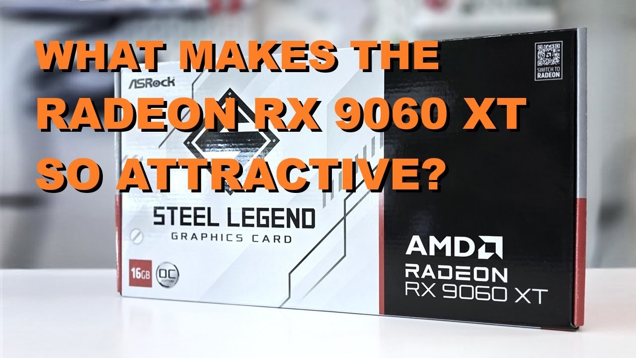 ASRock Radeon RX 9060 XT Steel Legend 16GB OC - Affordable GPU for