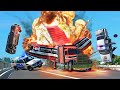 Relentless  extreme beamng drive police chase