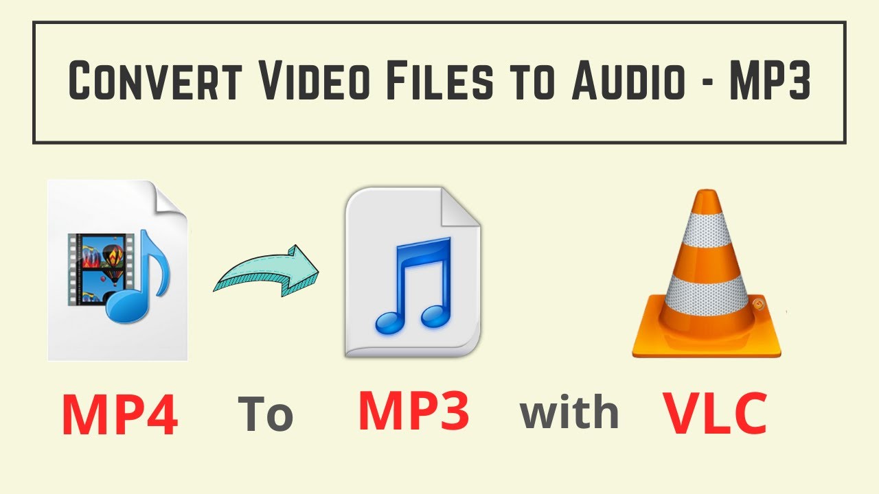 Convert MP4 to MP3 using VLC Player