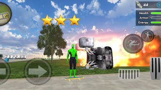 Flying Spider Rope Hero Gangster Crime City Battle | Flying Spider Crime City - Android GamePlay screenshot 3