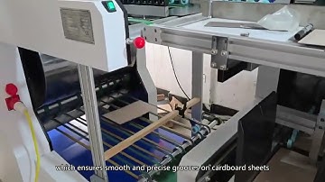 thin cardboard grooving machine good Chinese Supplier，v grooving machine for sheet metal Customized