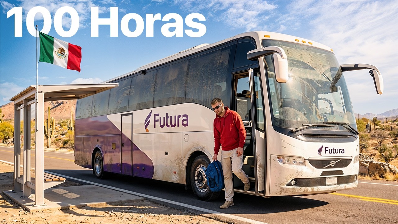 Crucé Todo México en Autobús (4 Días - 5.000km)