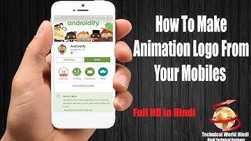 How To Make Android Animation Logo| Fast & Easy Way