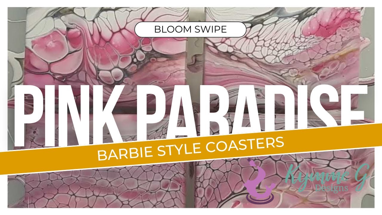 10 Pink Paradise Acrylic Bloom Swipe On Ceramic Tiles With Mistint 10 Pink Paradise Acrylic Bloom Swipe On Ceramic Tiles With Mistint