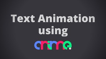 Text Animation using Anime.js | 4