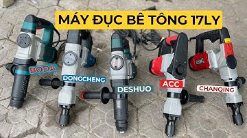 Máy đục bê tông 17ly cho anh em làm điện nước và đục phá