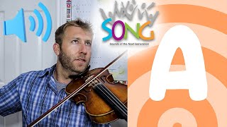 Tuning your violin with a matching tone | Play, Warm Up, Listen | Summer of SONG screenshot 1