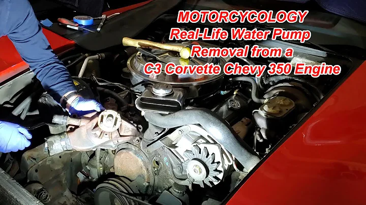 C3 Corvette Water Pump Removal - Chevy 350 Cubic Inch Engine