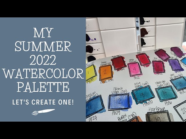 Which color is your favorite from the @Scribblelady watercolor palette