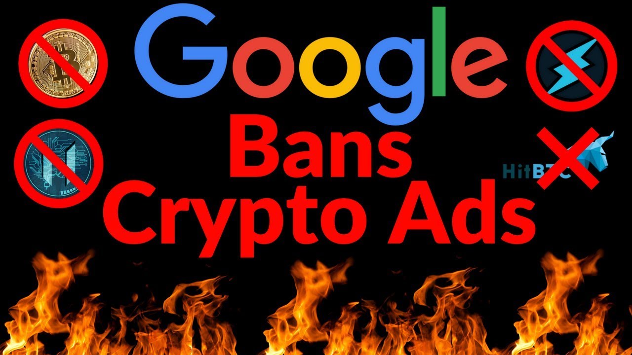 google cryptocurrency ad ban