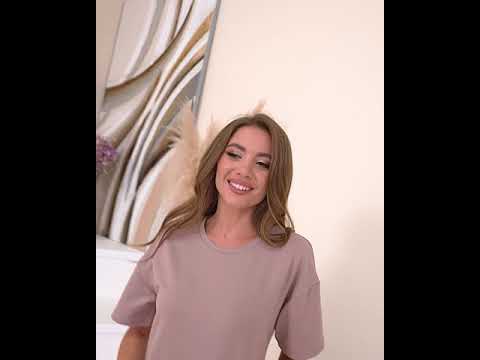 Купить Бавовняна сукня з розрізами LINGERIE 170597 в Украина в Lingerie.ua - Одяг для дому та відпочинку, Відео 1