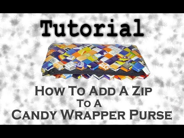 Making Candy Wrapper Purses, Basics: Folding The Links - YouTube