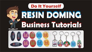 DIY Epoxy Resin Doming Tutorials - Decal - Sticker - Jewelry -  UV Doming Sticker 