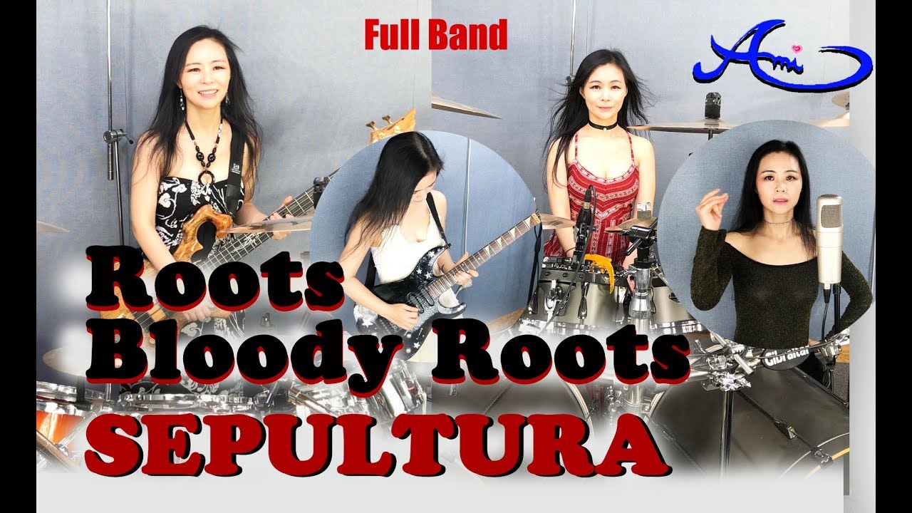 Sepultura - Roots bloody roots Full band cover by Ami Kim (#48-5)