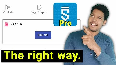 sign and export karne ka Sahi tarika in sketchware pro/Aauraparti