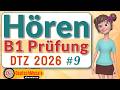 B1 Hören | DTZ Prüfung 2026 | Übung mit Lösungen #9