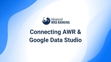 Connecting AWR & Google Data Studio