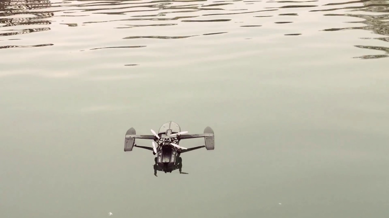 Parrot Mini-drone Orak Hydrofoil Test - YouTube
