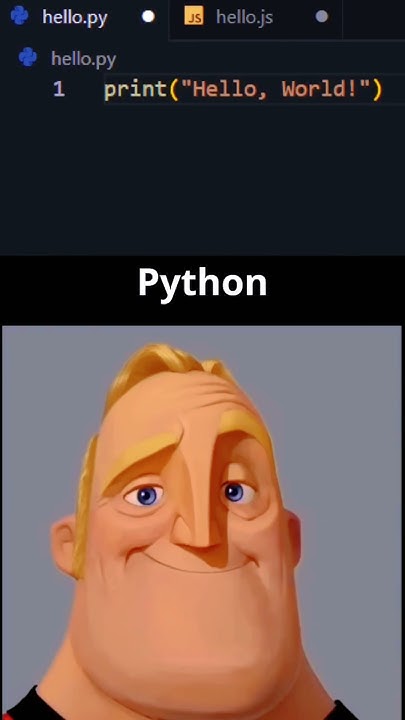 Python vs JavaScript vs C vs C++ programming and moo #shortvideo # ...