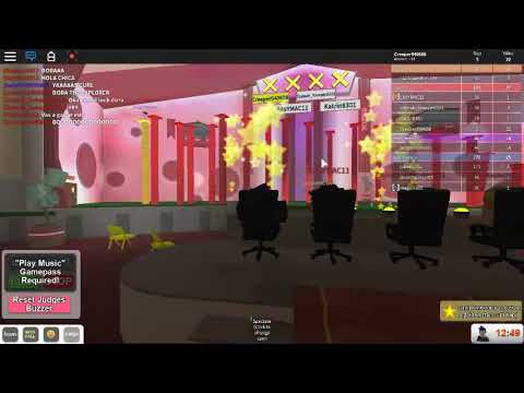 Roblox S Got Talent Dora Finishes Red Jumps And Gets Golden Buzzer From Simon Cowell Red Buzzer On Youtube - roblox got talent red jumps