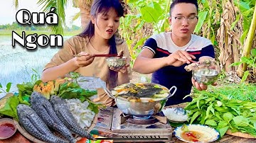 Ăn Sạch Nồi Lẩu Cá Lau Kiếng Ngoài Vườn Chuối Miền Tây | Món Ngon Quê Nhà #41