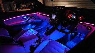 VW Scirocco Symphony Ambient Light Install | RGB LED Car Interior Lights