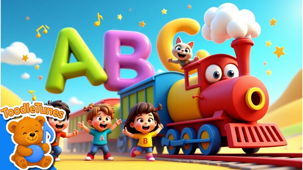 All Aboard the ABC Train! 🚂 Learn the Alphabet with Toodle Tunes | Fun ...