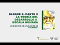 3.2. La Teoría del Desarrollo a Escala Humana. Lina Gómez. Encuentro Manfred Maxneef