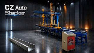 High-Speed Automatic STACKER for C PURLIN Machine | Heavy-Duty Production | IRONSTAR