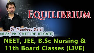 Part 6: Equilibrium | NEET, IIT-JEE, 11th-12th / Offline-Online Coaching