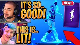 Streamers React to the *NEW* Signature Shuffle Dance/Emote! - Fortnite Funny Moments