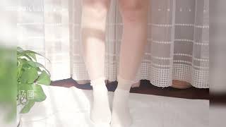 Chinese Hanfu Hot Girl Try On Haul Stocking Japan Hairless,زیباییКрасота,Чулки 스타킹 아름다움 Belle 70