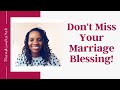 PROPHETIC WORD | Don't Miss Your Marriage Blessing! | 4 June 2020