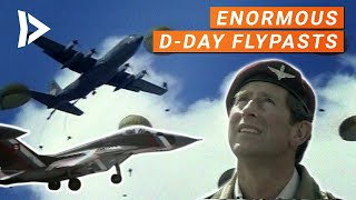 Huge DDay 50th Anniversary Flypast & Parachute Drop (1994)