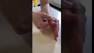 2:1 Isometric thumb extension