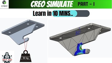Creo Simulate For Beginners | Static Structural Part 1