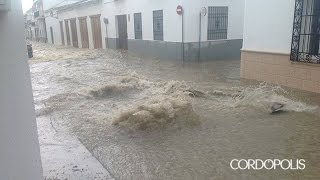 Una Fuerte Tormenta Inunda Varias Calles Y El Teatro De Bujalance