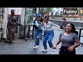 Statue prank  funny reaction  lucu patung prank  just for laughing