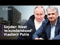 Ukraine is ‘defending all of us’ from Putin - Timothy Snyder Interview