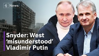 Ukraine is ‘defending all of us’ from Putin  Timothy Snyder Interview