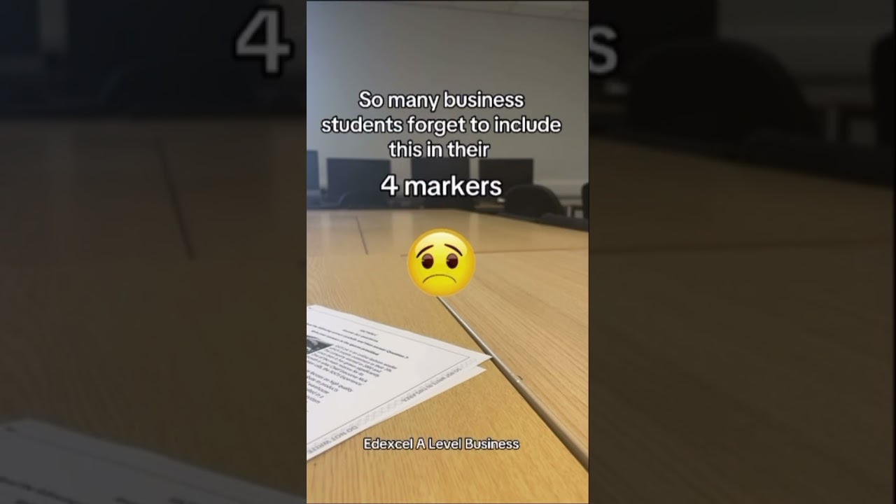 Edexcel A Level Business Students should know this! 