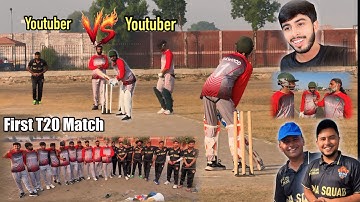 YouTuber VS YouTuber 1st T20 Cricket Match Full Video 🏏 Full Match Highlights 🏏 Zohaib Pendu 