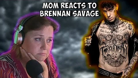 Mom's FIRST REACTION to Brennan Savage! [Look at me now, Reflection, Belly Of The Beast]